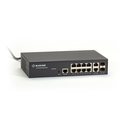 Black Box BLACK BOX Ethernet Switch 8-Port Managed LGB1110A